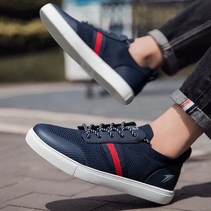 Gravenwald Daven Men's Premium Knit Sneakers - Breathable Comfort & Flexible Style