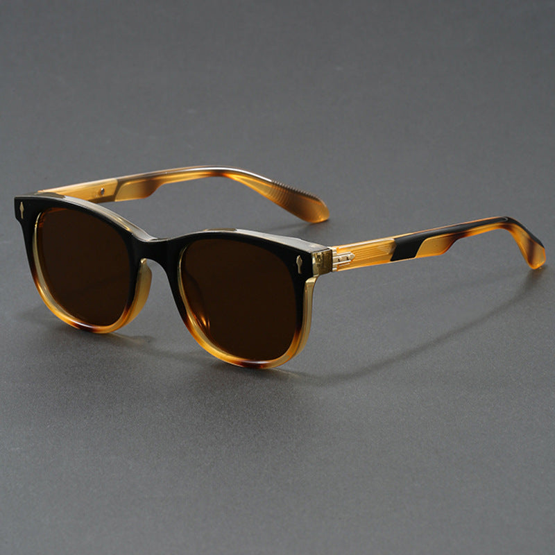Taylor Lightweight TR90 Polarised UV400 Sunglasses with Gold Accents, Classic Style