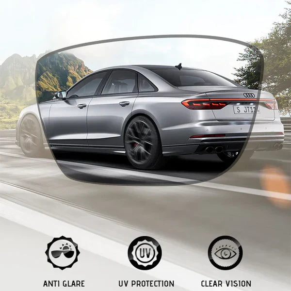 Gravenwald Rowan Shades: Titanium Alloy Geometric UV400 Protection Sunglasses