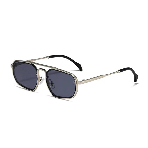 Gravenwald Rowan Shades: Titanium Alloy Geometric UV400 Protection Sunglasses