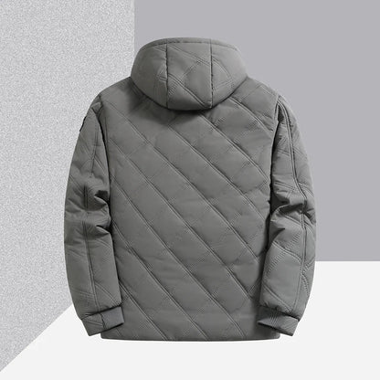 Gravenwald Drevon Wind-Resistant Fleece Hooded Jacket for Ultimate Warmth and Comfort