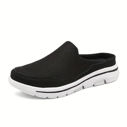 Dexter Breathable Mesh Slip-On Mules: Cushioned Lightweight Comfort Footwear